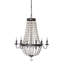 Lustre en métal et bois perlé-1653228740