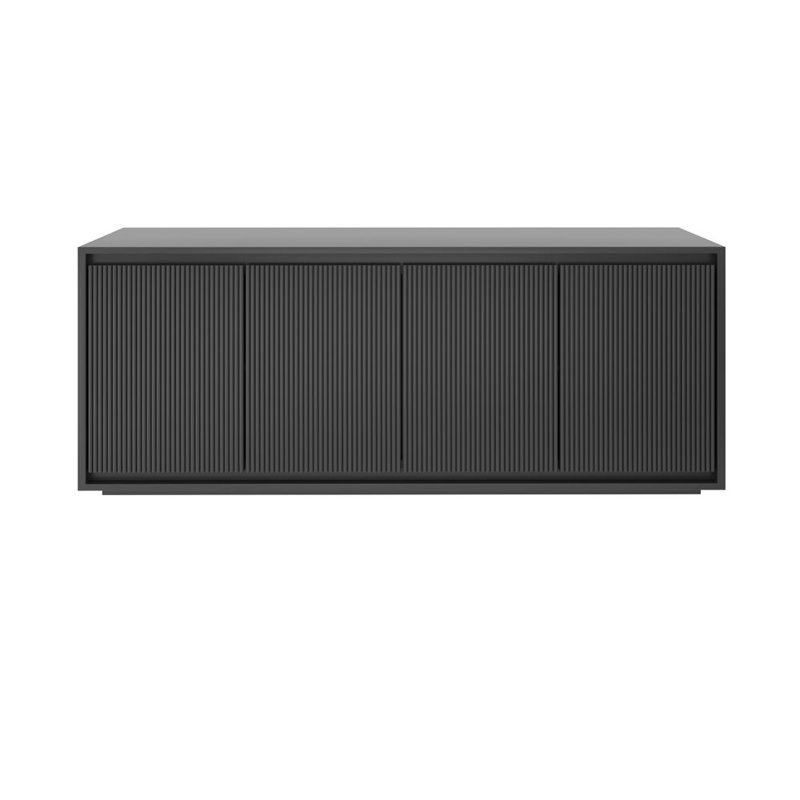 Ember Console Table, 72", Off Black