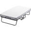 Lit simple 38 po x 75 po avec 5 matelas en mousse à mémoire de forme, pliable pour les invités, structure stable, repose-pieds confortable, roues verrouillables de haute qualité, bon support, housse résistante