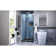 Aqua Fold 36" W x 39" D x 74.75 H" Square Hinged Shower Enclosure with Base Included