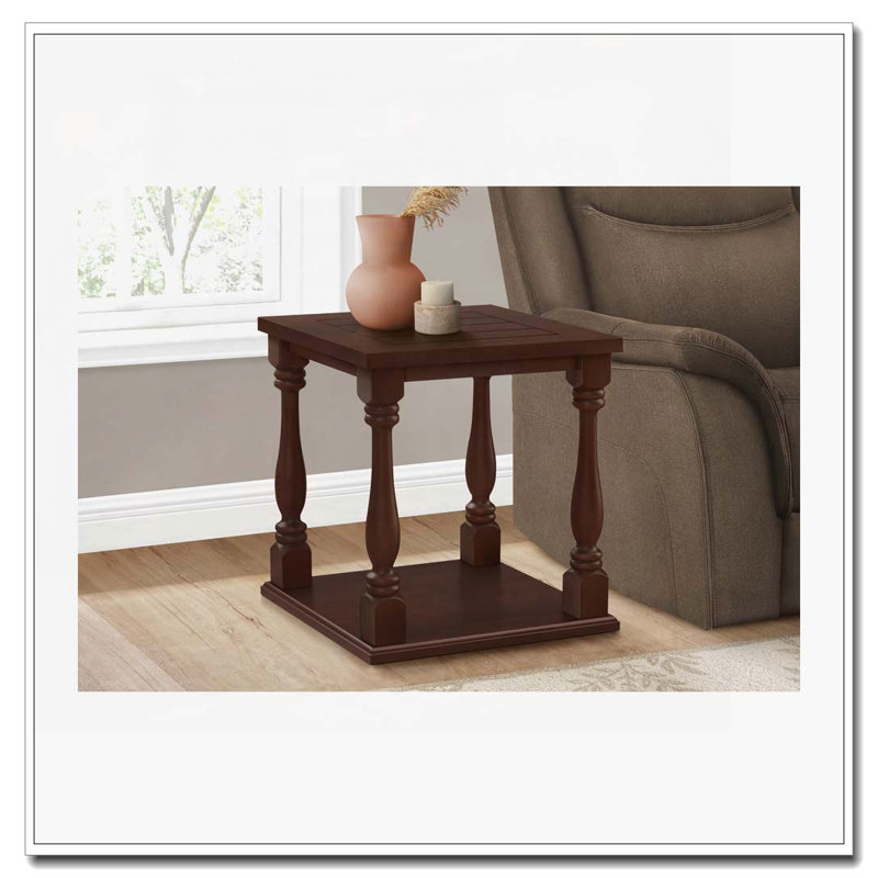 Table d'appoint avec rangement à 2 niveaux, table de bout, table d'appoint et table de chevet