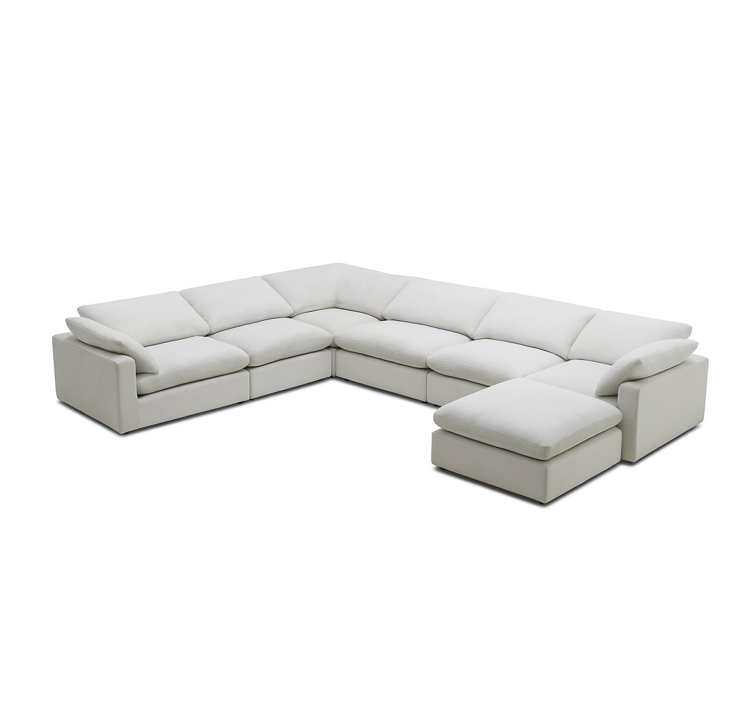 Askari 7-Pieces Feather Down Cozy Cloud sectional Wade Logan®