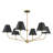 Ksyn 6 Light Vibrant Gold Chandelier-108892387