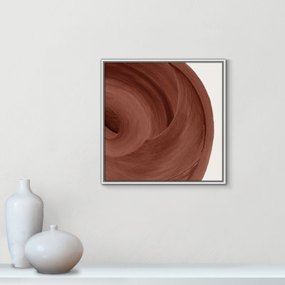 Americano - Floater Frame Painting on Canvas
