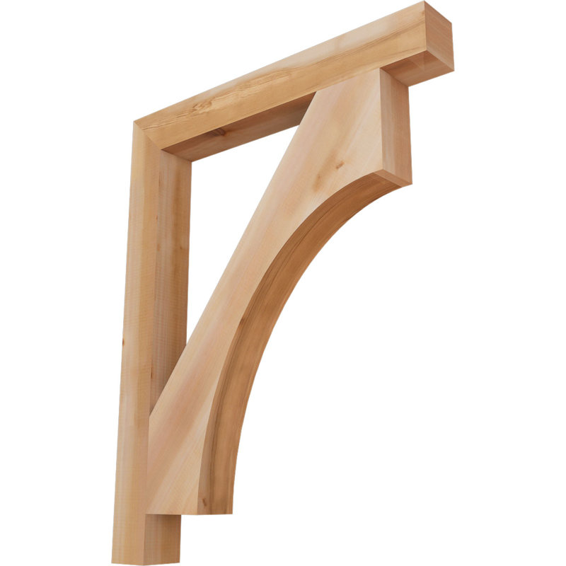 Support Westlake Block, Cèdre rouge de l'Ouest (lisse), H 40 po x l 3,5 po x P 32 po