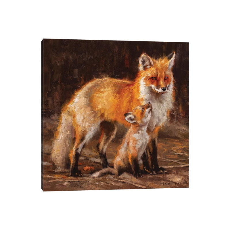 Admiration by Mark McKenna - Painting on Canvas, Wrapped Canvas, 30.48cm H x 30.48cm W x 1.91cm D