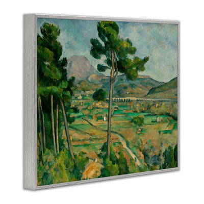 Classical Mont Sainte Victoire Framed Giclee, design by Paul Cezanne
