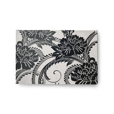 Chenille Floral Indoor Rug