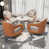 Blanc cassé / Orange sélectionné