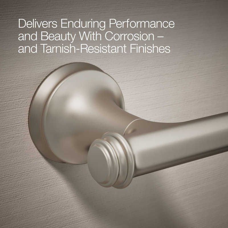Bellera Pivoting Toilet Paper Holder, Vibrant Brushed Nickel