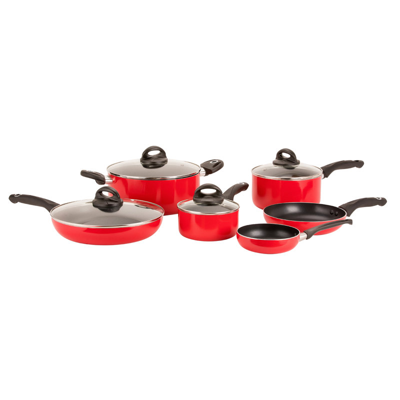 10 - Piece Non-Stick Aluminum Cookware Set