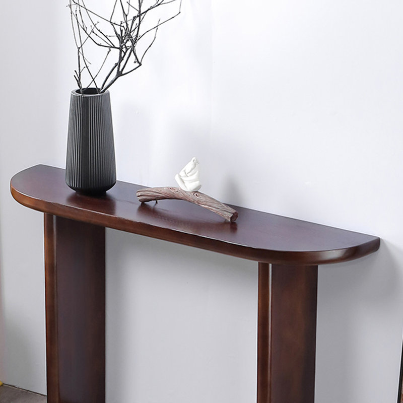 Console Modern Minimalist, H 29,5 po x l 63 po x P 11,8 po, Noyer foncé