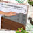 Galvanized Planter Box, 24" X 24" Raised Garden Bed With Tomato Cage For Climbing Vines, Brown-19215030