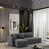 Laine gris foncé