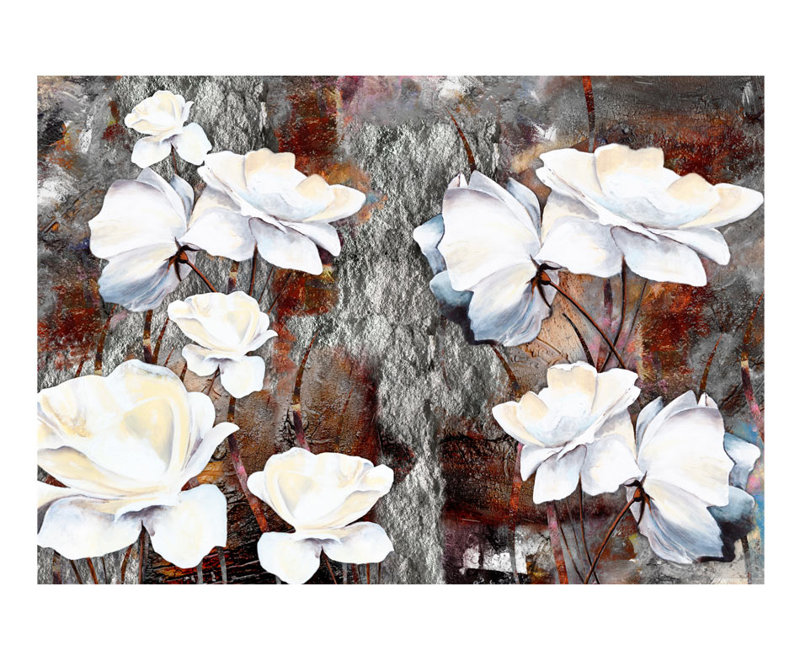 Murale Kaedan, L 6,89 po x l 115,7 po, Rouge