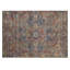 Tapis intérieur antidérapant oriental rouge orange et bleu 2 pi x 3 pi