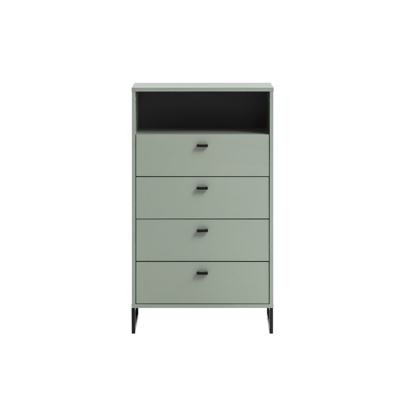 Jaelys 4 Drawer Mini Chest, Pistachio