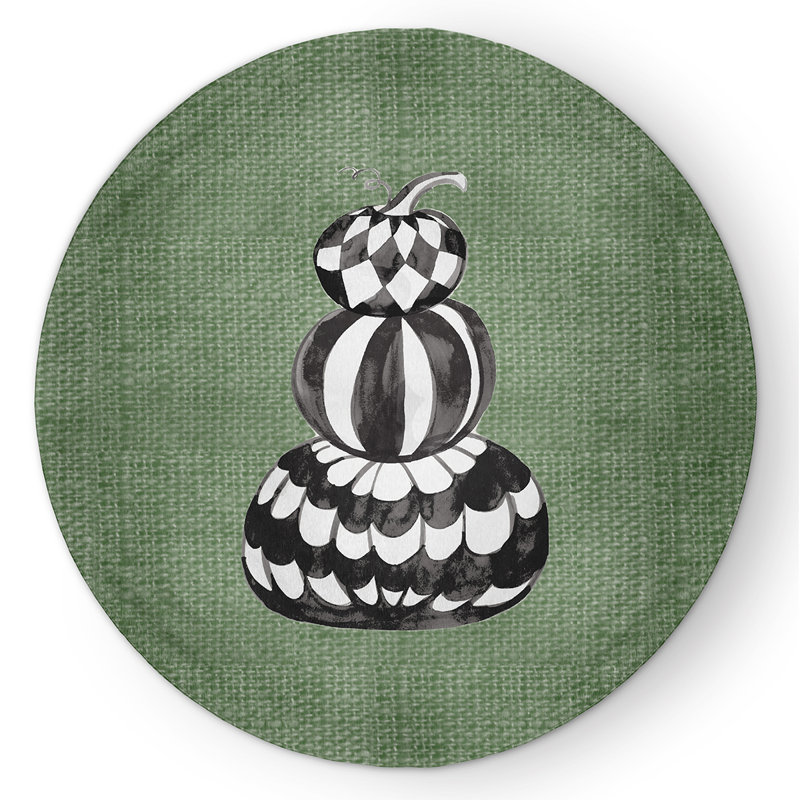 Hawi Chenille Indoor Rug, Round 5'
