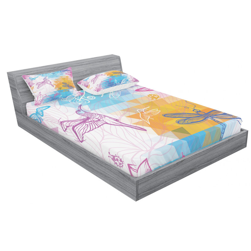 Microfiber Sheet Set, Full Sheet Set with Fitted Sheet