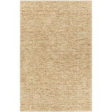 Viera Wool Striped Area Rug in Camel, Beige