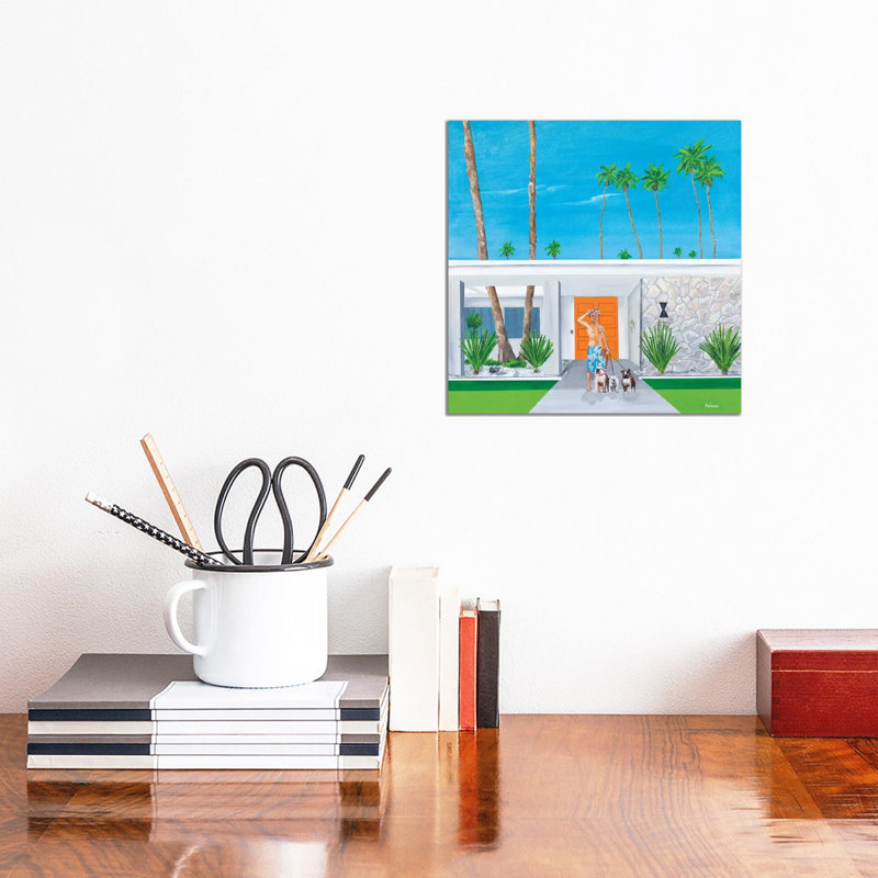 Bill And The Boys by Dan Nelson - Wrapped Canvas Painting, 30.48 cm H x 30.48 cm W