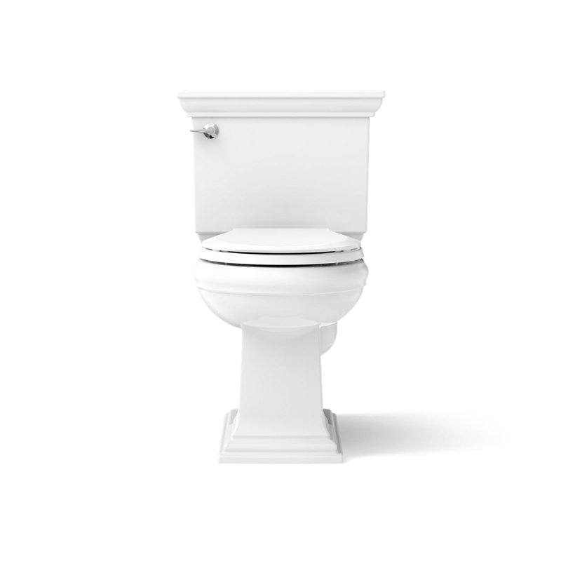 Memoirs Stately Comfort Height Two-piece 1.28 gpf Round-front Toilet with insulated tank, White