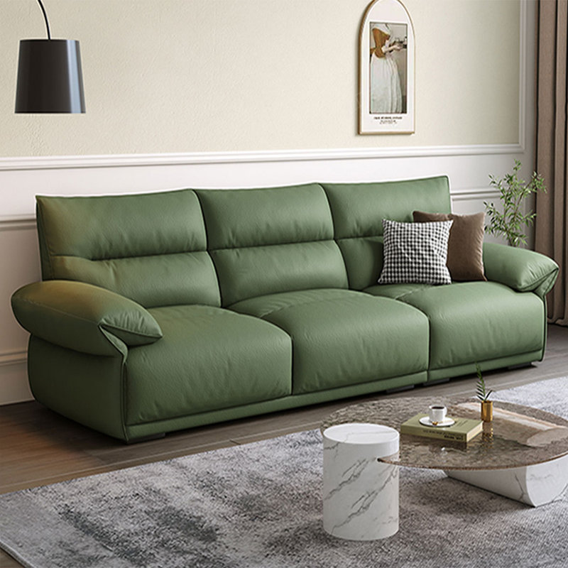 Coussin modulaire vert foncé 100% polyester, Vert foncé