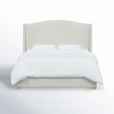 Allis Wingback Platform Bed