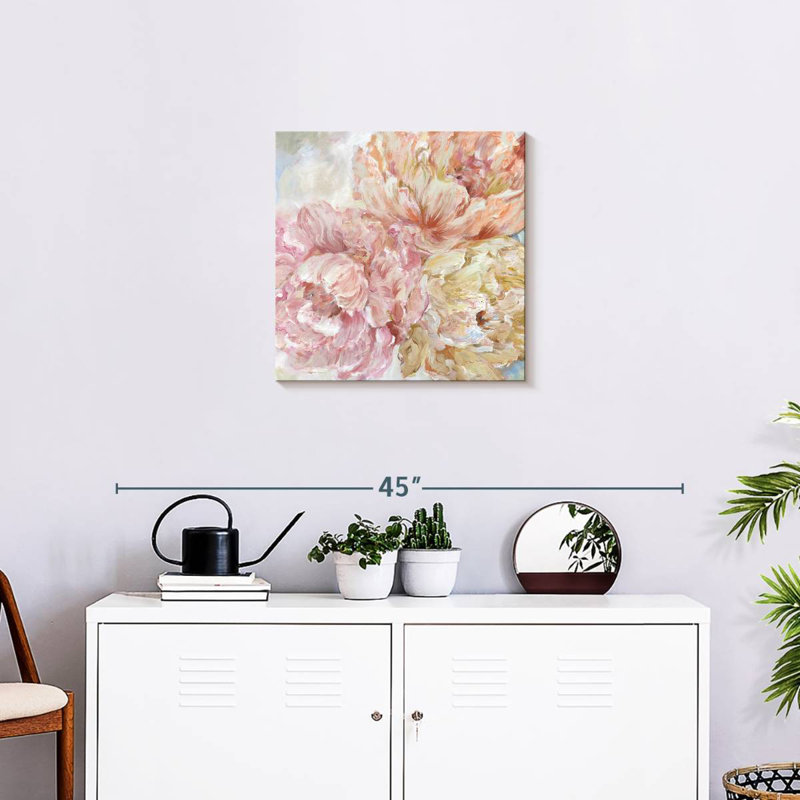 Pivoines Harnek Contemporary II, H 20 po x l 20 po