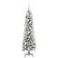 Artificial Christmas Tree with 150 LEDs Green and white 120 cm-382455341