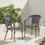 Chaises de bistro 2 pièces