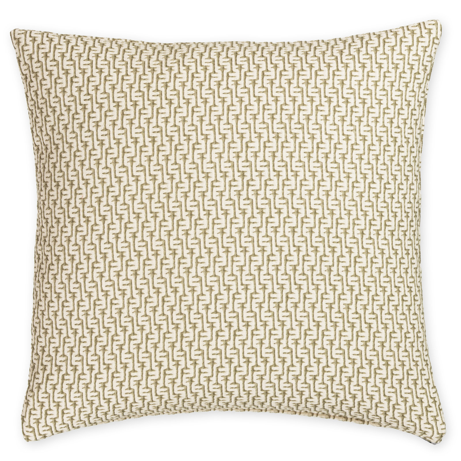 Cascade Geometric Accent Pillow, Green, Square 30", Polyester