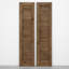 Double Barn Door Solid Oak Wood With Door Hardware-845651479