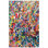 Meditations No.I Washable Colorful Abstrac Area Rug, Power-loomed,Softness with Non-Slipping Backing