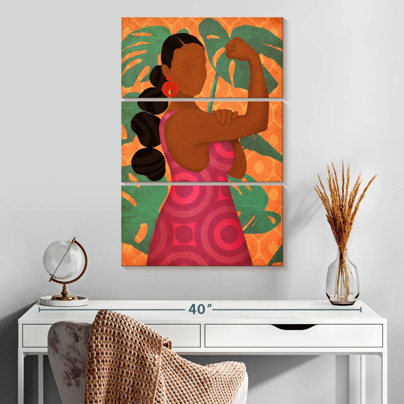 Leisha Boho Pin-Up Beauty, H 32 po x l 20 po