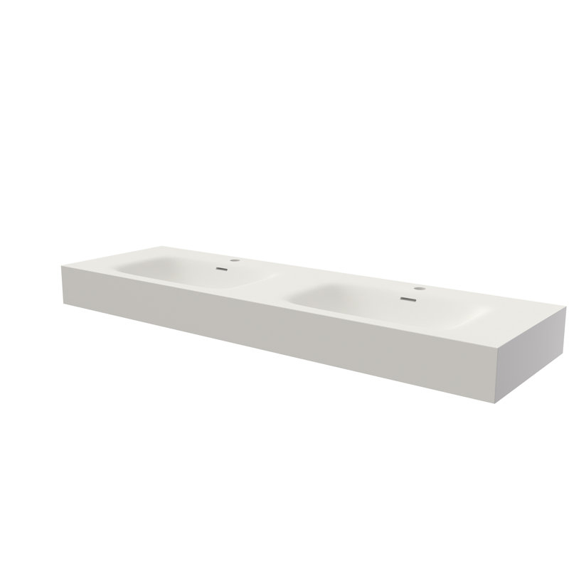 Lavabo de salle de bain en résine Stone