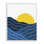 «Crisscross Sea Waves», art de la giclée encadrée par Ahmad Idiss Hussein bk-028