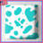 Abstract Blue Blobs Quilted Bedspread All Sizes-130109589