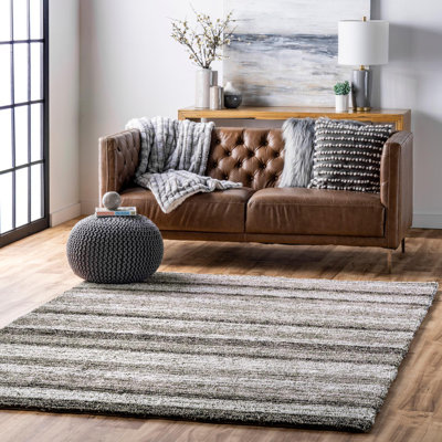 Benoit Striped Hand Woven Area Rug