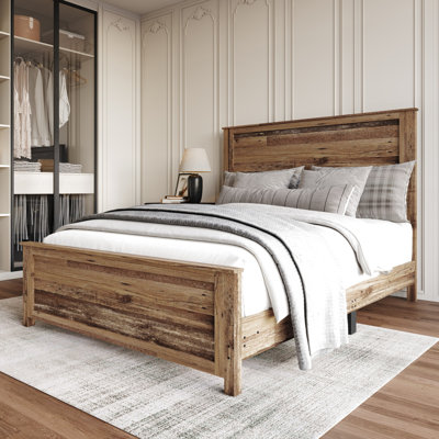 Cecere MDF Wood Panel Bed