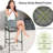 Nickolie Upholstered Counter Stool with Metal Frame