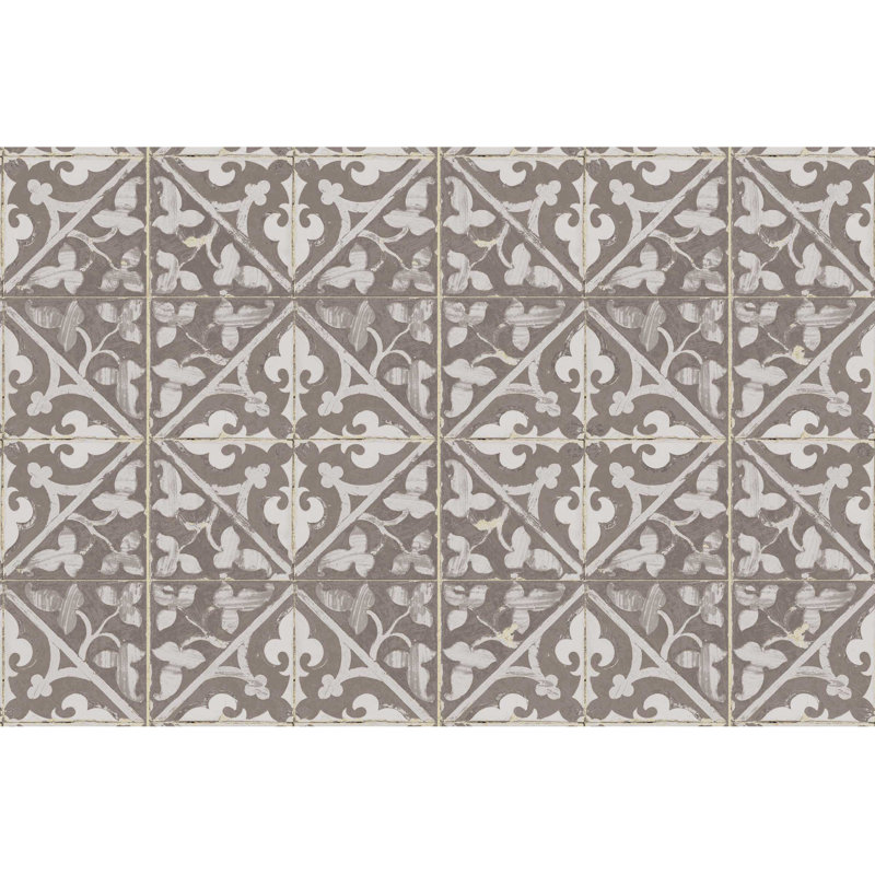 Tapis de cuisine à profil bas Un-Rug Javid de Matterly, Rectangle 1 pi 10 po x 2 pi 10 po