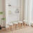 Set Of 4 Stackable Stools, Stackable Bentwood Stools, Round Backless Chairs For Dining Room, Kitchen, Classroom-615869464