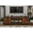 Liddel 86” Two-Tone Wood Fireplace TV Stand, Handcrafted in Arizona