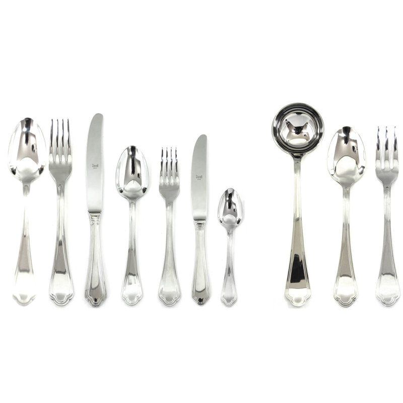 Leonardo Flatware Set - 87 Pieces - Stainless Steel
