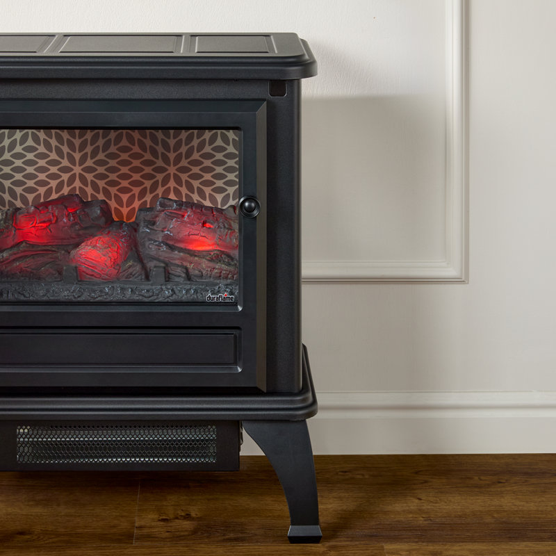duraflame® Infrared Stove Heater with 3D Flame® Effect and Remote, Black