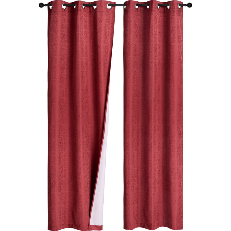 Rideau obscurcissant, Rouge