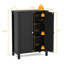Rangement pour salle de bain à 2 portes avec tablette réglable-200742506