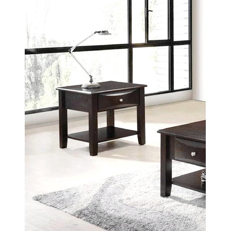Table de bout simple en bois au look moderne