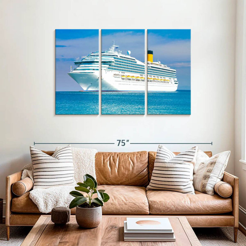 Mehar Large Ship, 36" H x 57" W